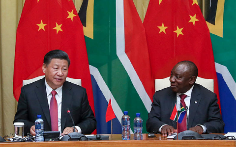 習近平同南非總統(tǒng)會談：加強在“一帶一路”和中非合作論壇框架內合作