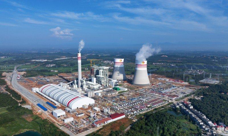 江西贛能上高2×1000兆瓦清潔煤電項目1號機組正式投運