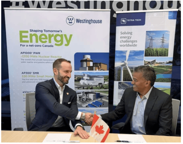 西屋電氣與加拿大Tetra Tech簽署核能合作協(xié)議,推進(jìn)AP1000反應(yīng)堆項目